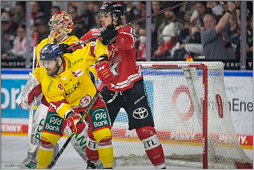 PENNY DEL; Koelner Haie- Duesseldorfer EG; Koeln, 16.12.2022